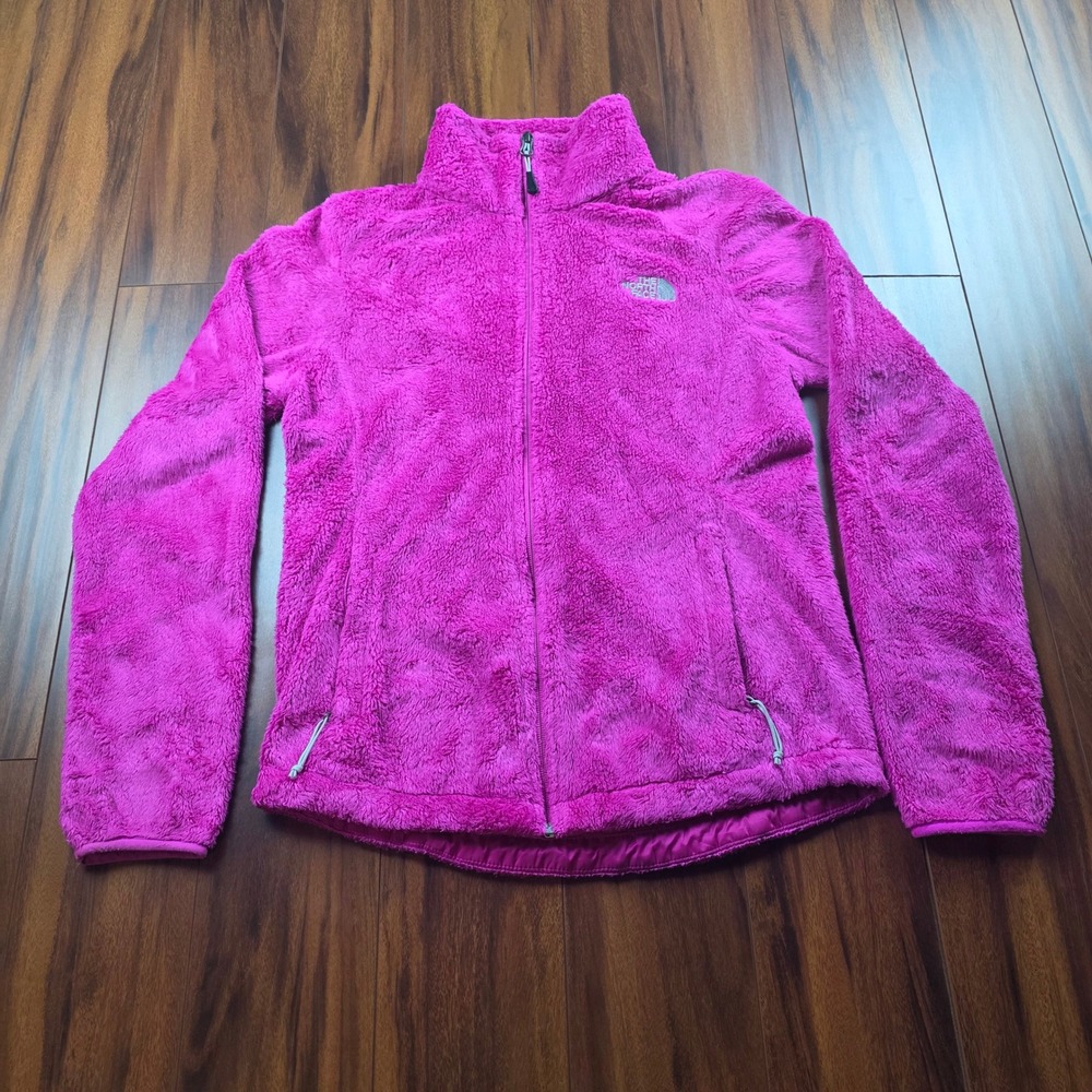 The North Face Osito 2 Pink Full Zip Fleece Jacket Womens Small